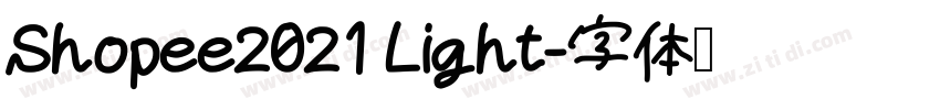 Shopee2021 Light字体转换